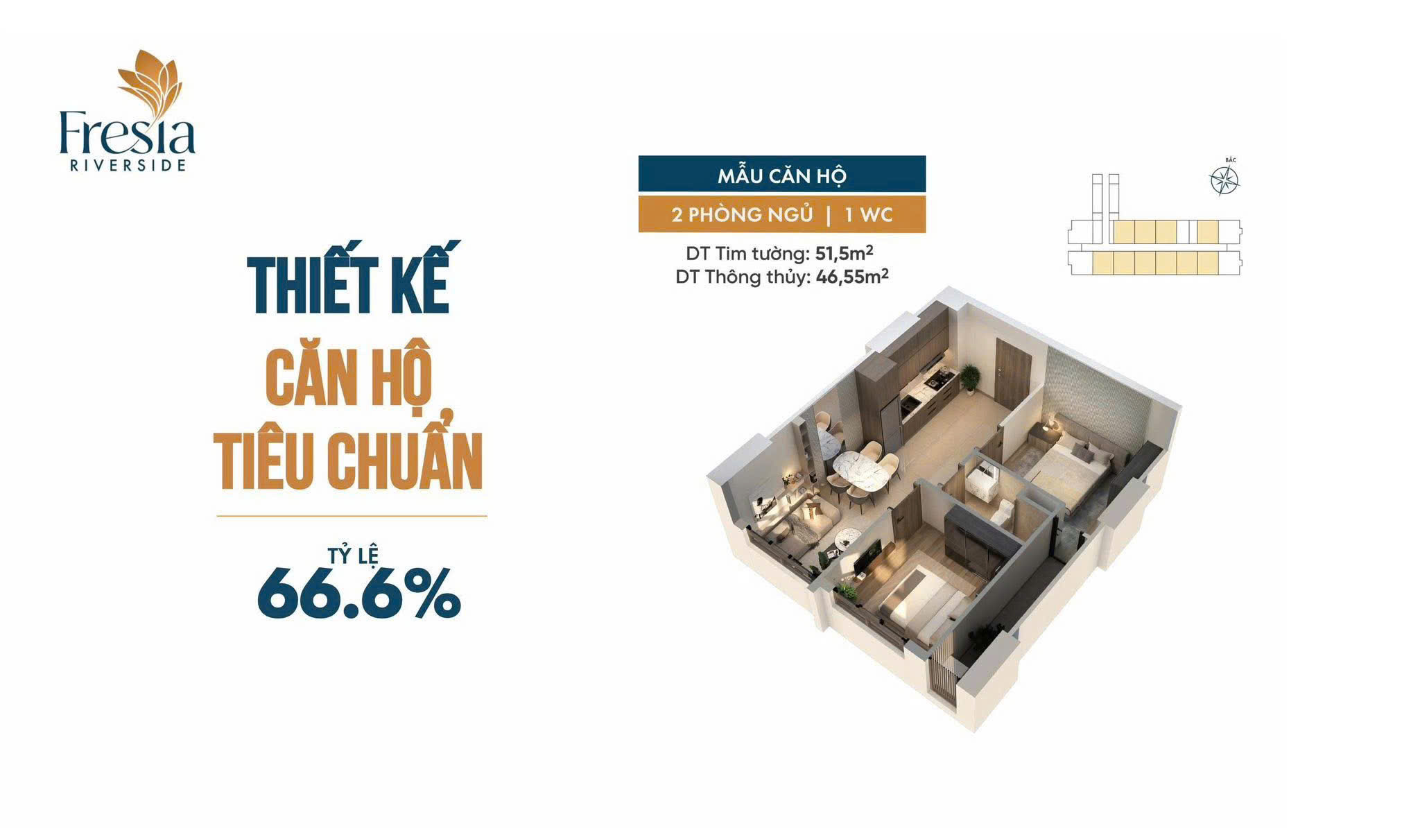 layout căn hộ fresia riverside