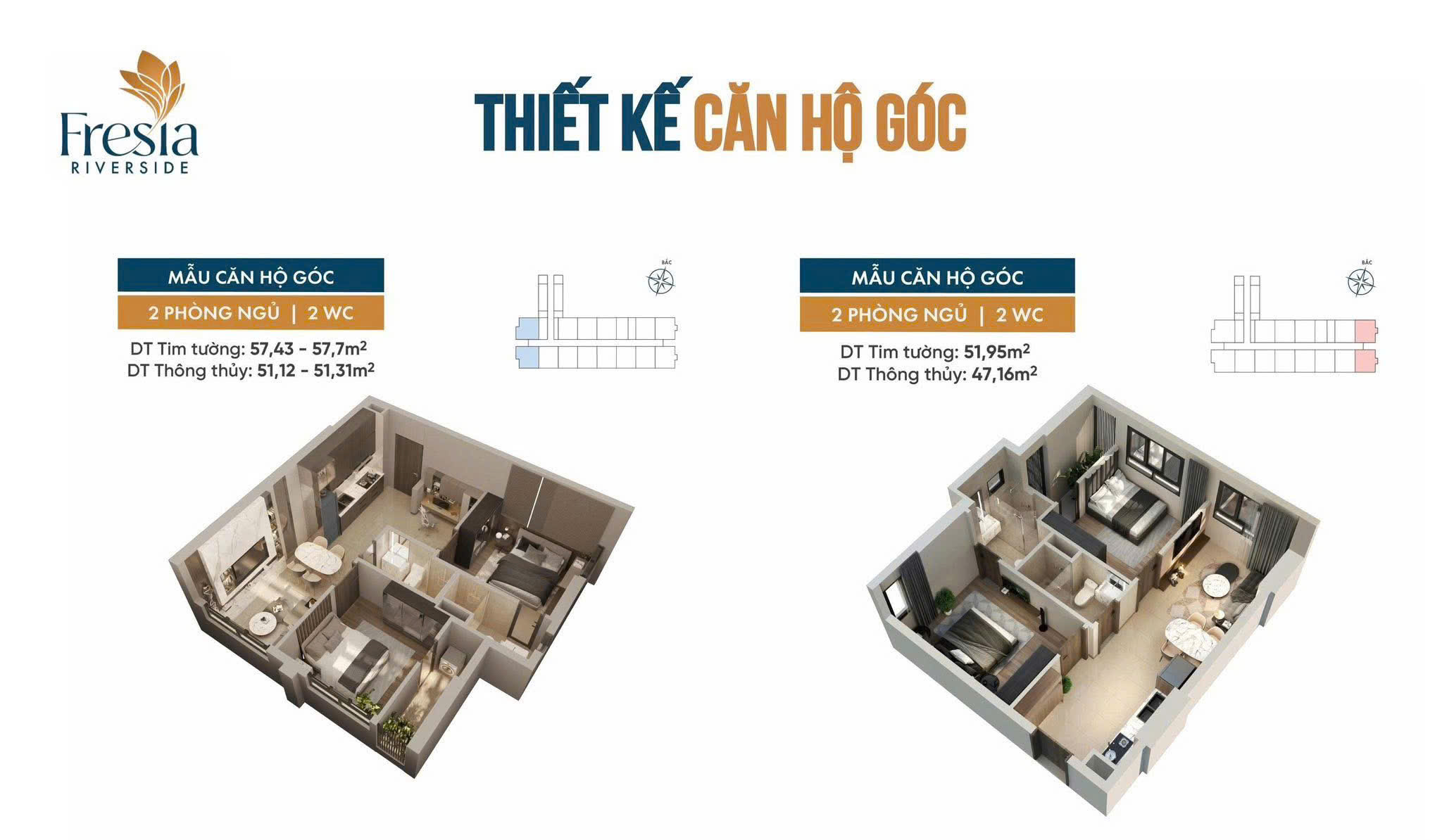 layout căn hộ fresia riverside