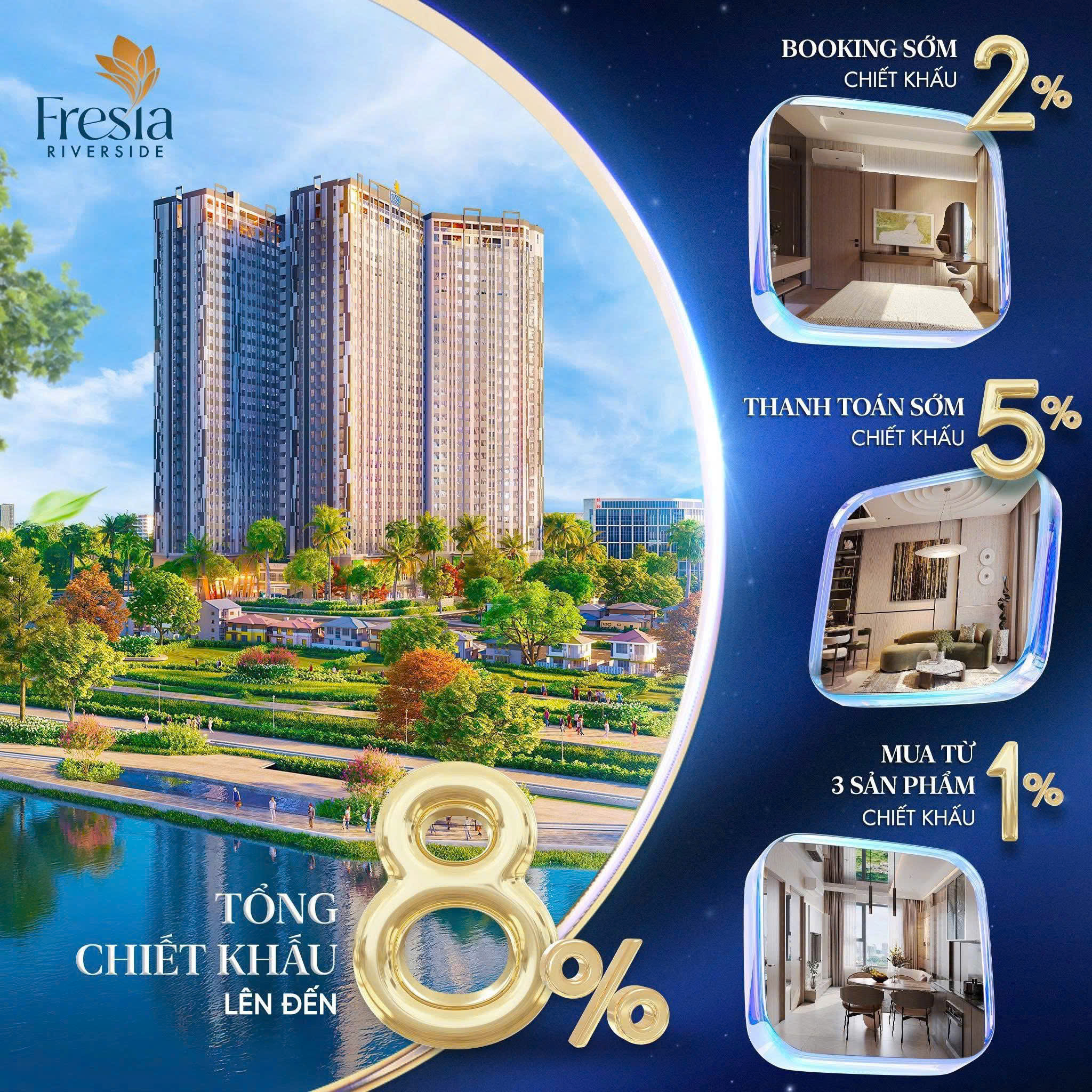 chính sách ưu đãi fresia riverside